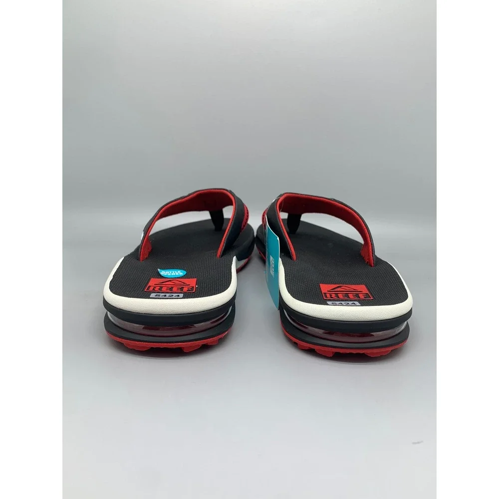 Reef Fanning Pregame Black Red Sandals CJ6403 Men's Sz 11
